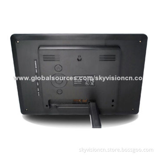 10-inch Digital photo frame, supports 1,080P with 1,024*600 pixels, wall mountable and easy fixed